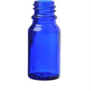 10 ml blå glasflaske